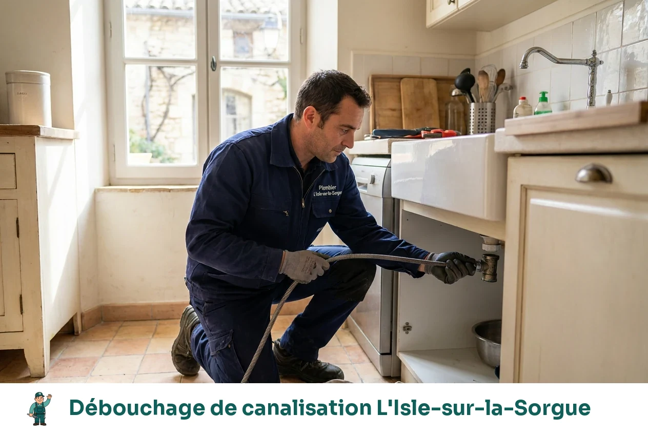 Débouchage de canalisation à L'Isle-sur-la-Sorgue