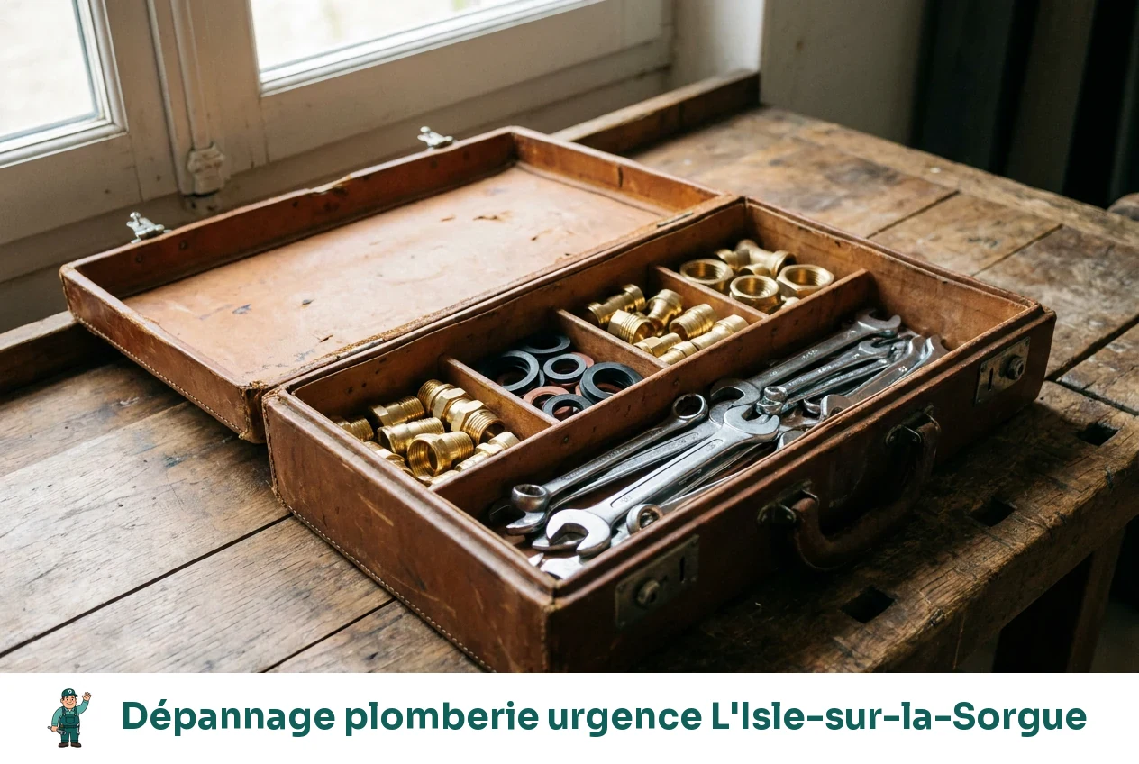 Dépannage plomberie urgence à L'Isle-sur-la-Sorgue