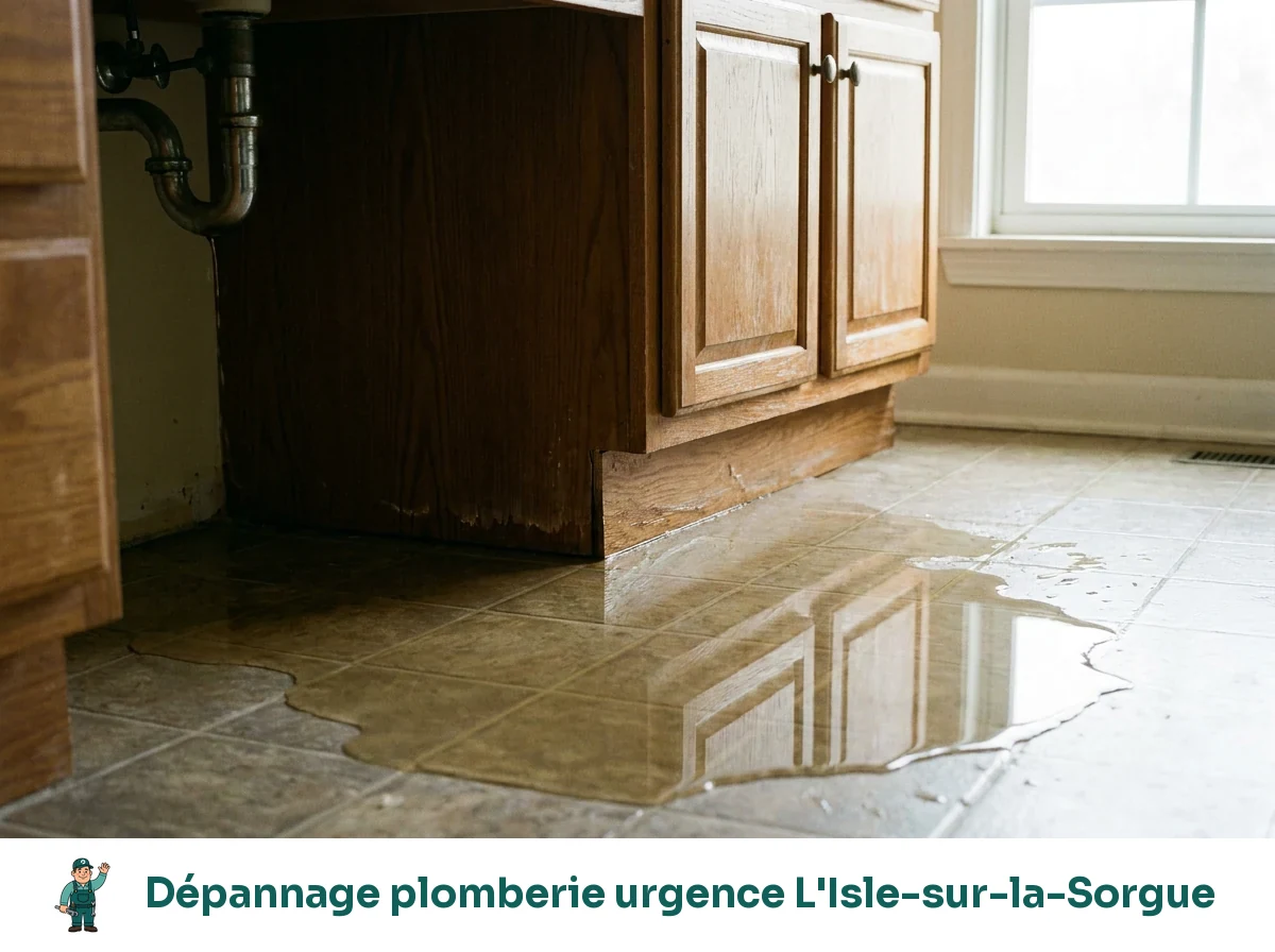 Dépannage plomberie urgence à L'Isle-sur-la-Sorgue