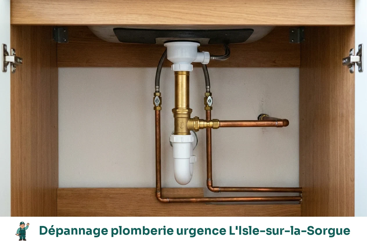 Dépannage plomberie urgence à L'Isle-sur-la-Sorgue