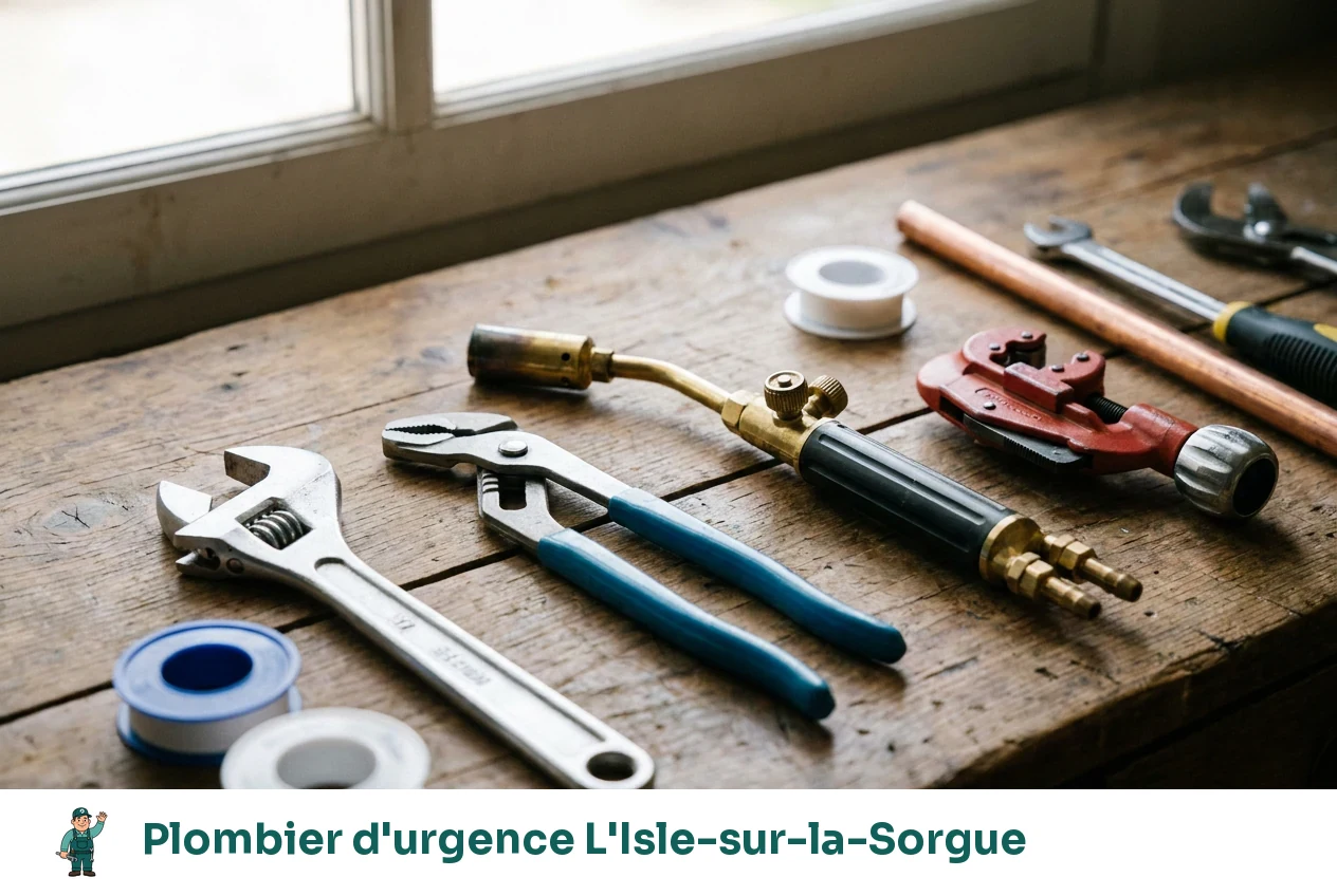 Plombier d'urgence à L'Isle-sur-la-Sorgue