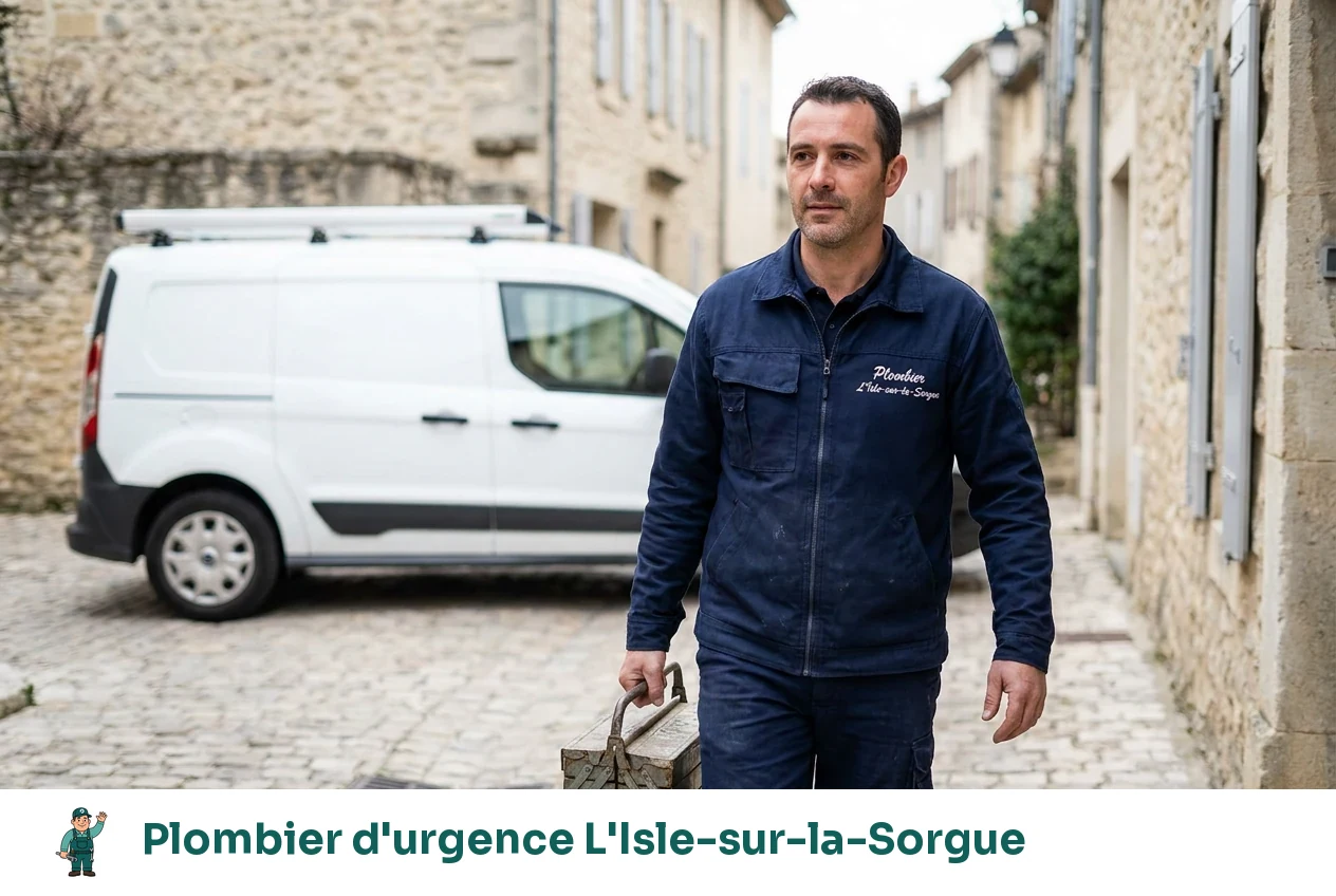 Plombier d'urgence à L'Isle-sur-la-Sorgue