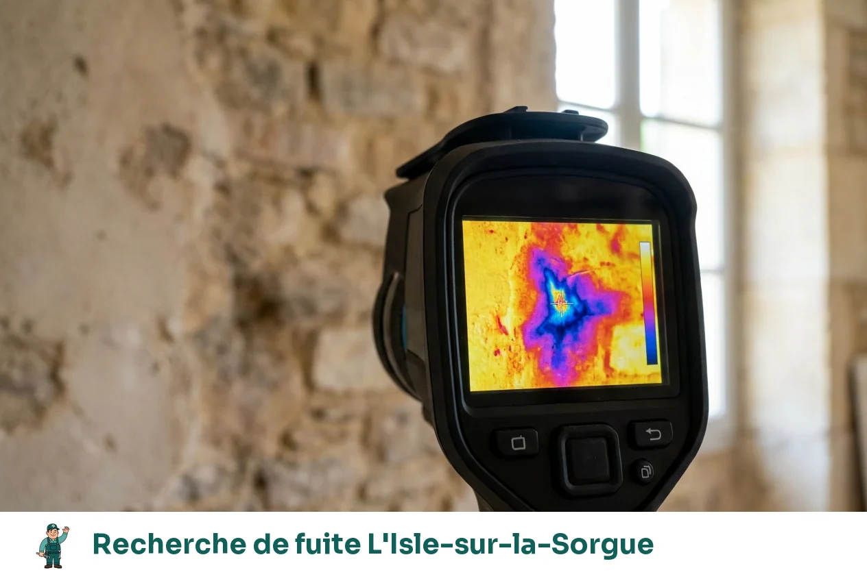 Recherche de fuite à L'Isle-sur-la-Sorgue