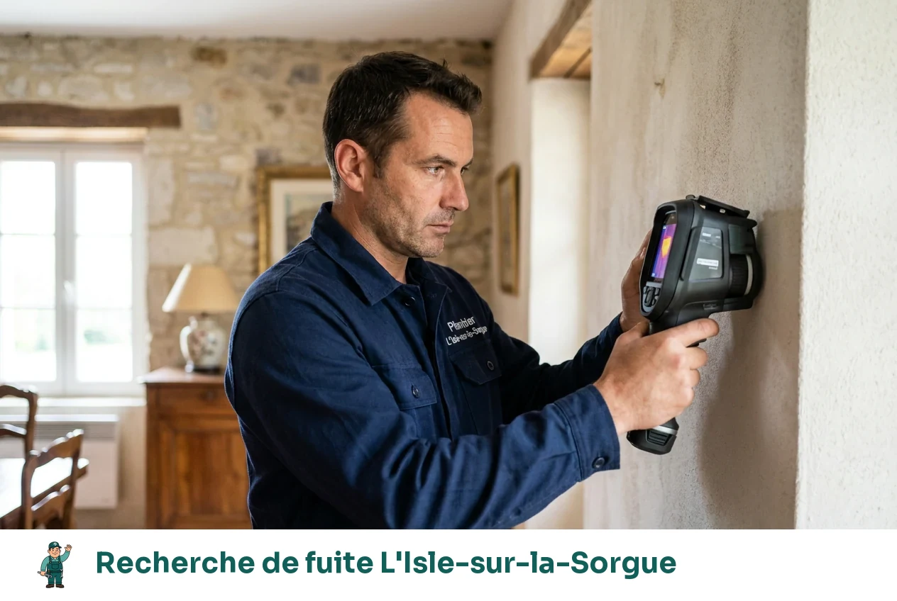Recherche de fuite à L'Isle-sur-la-Sorgue