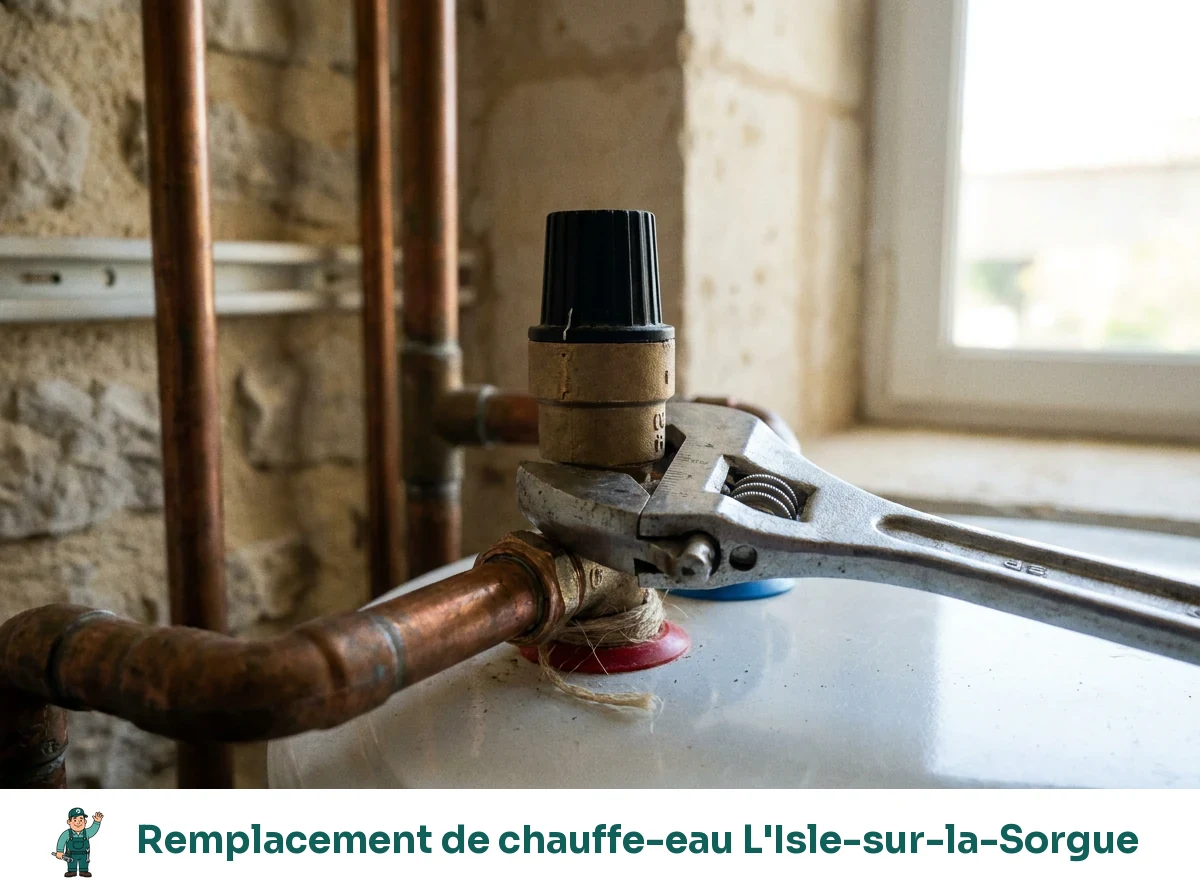 Remplacement de chauffe-eau à L'Isle-sur-la-Sorgue