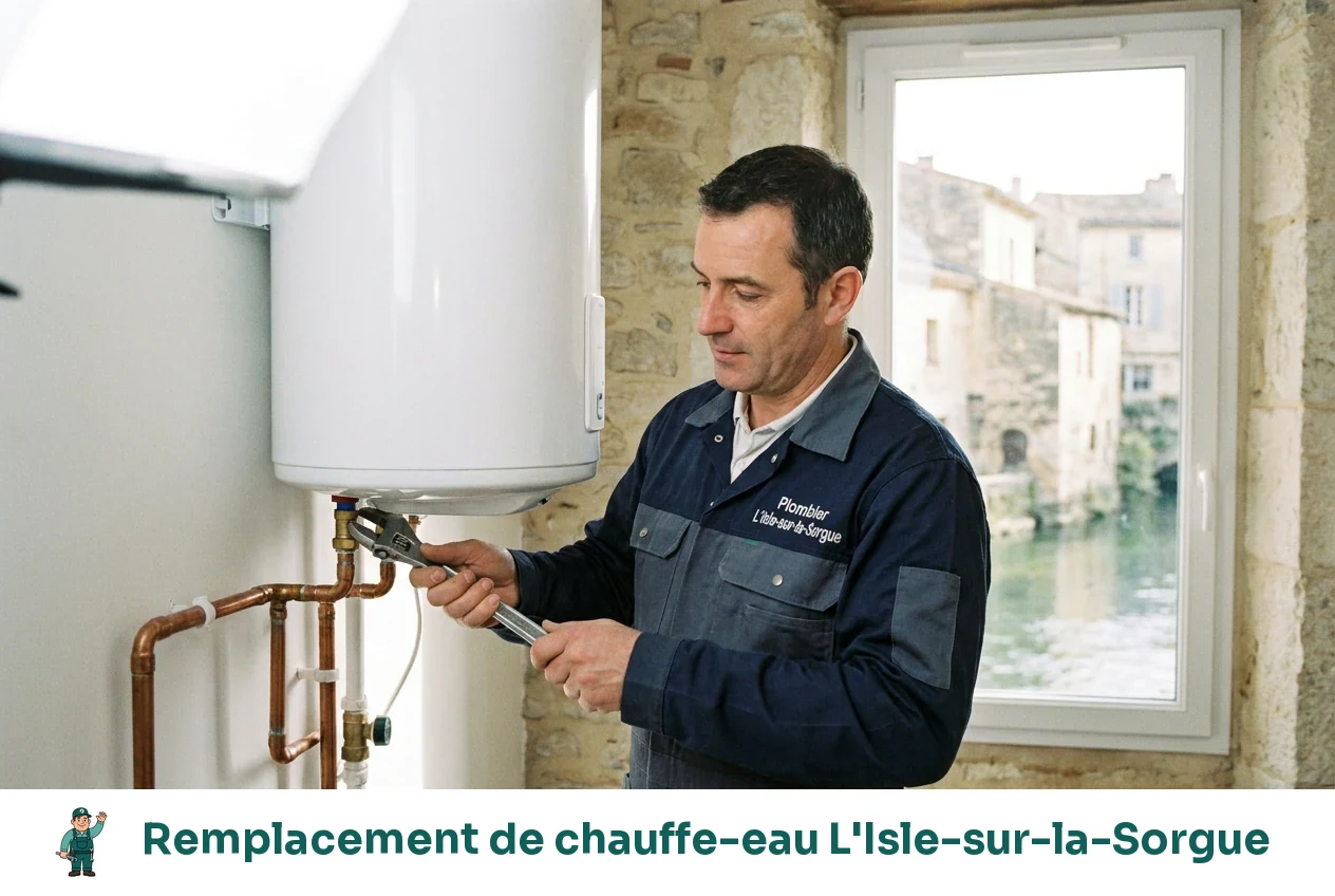 Remplacement de chauffe-eau à L'Isle-sur-la-Sorgue