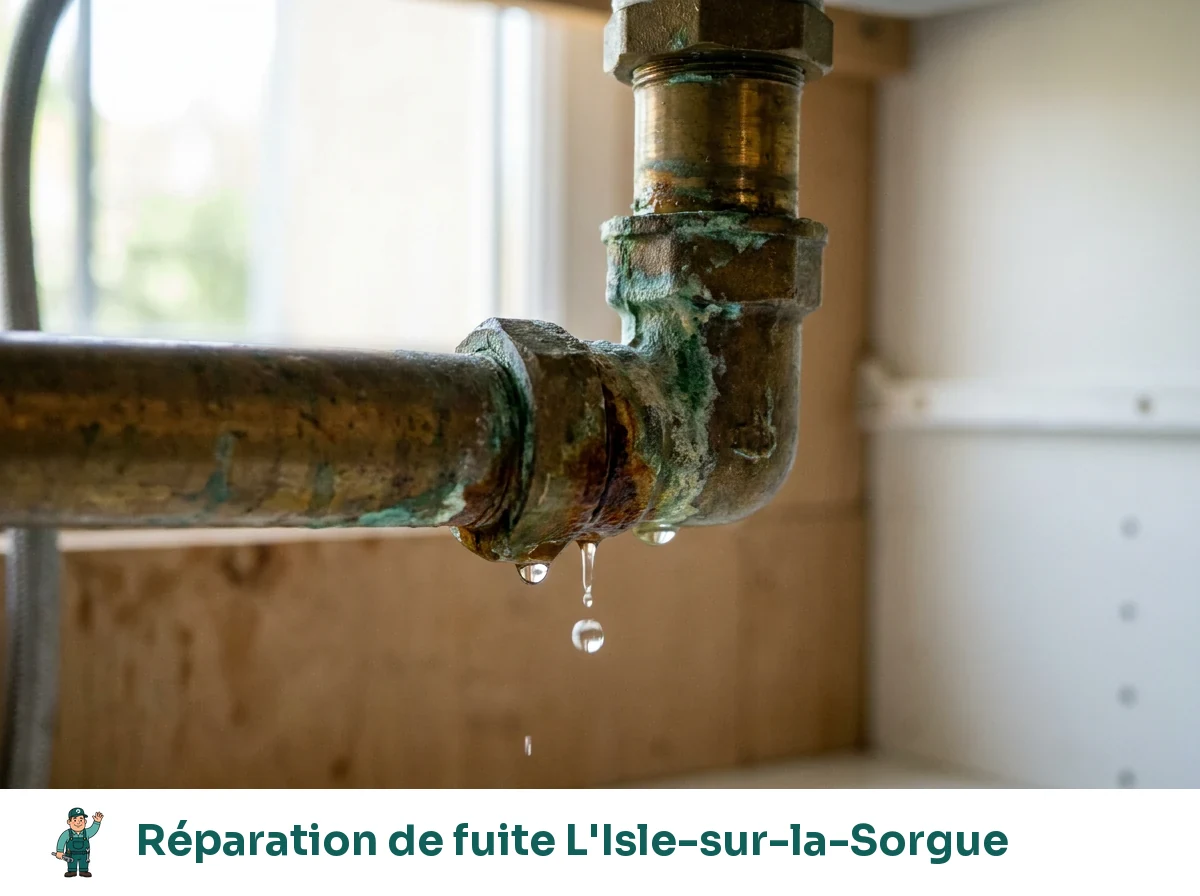 Réparation de fuite à L'Isle-sur-la-Sorgue