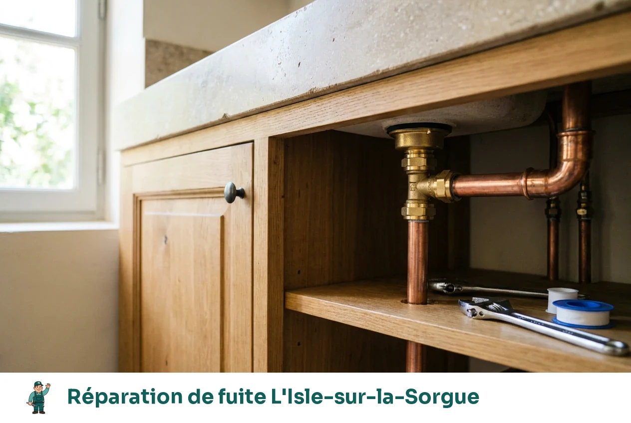 Réparation de fuite à L'Isle-sur-la-Sorgue