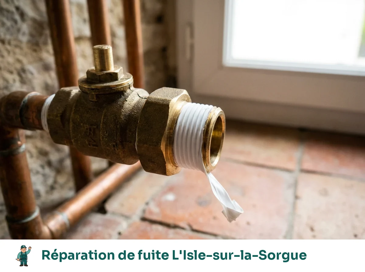 Réparation de fuite à L'Isle-sur-la-Sorgue