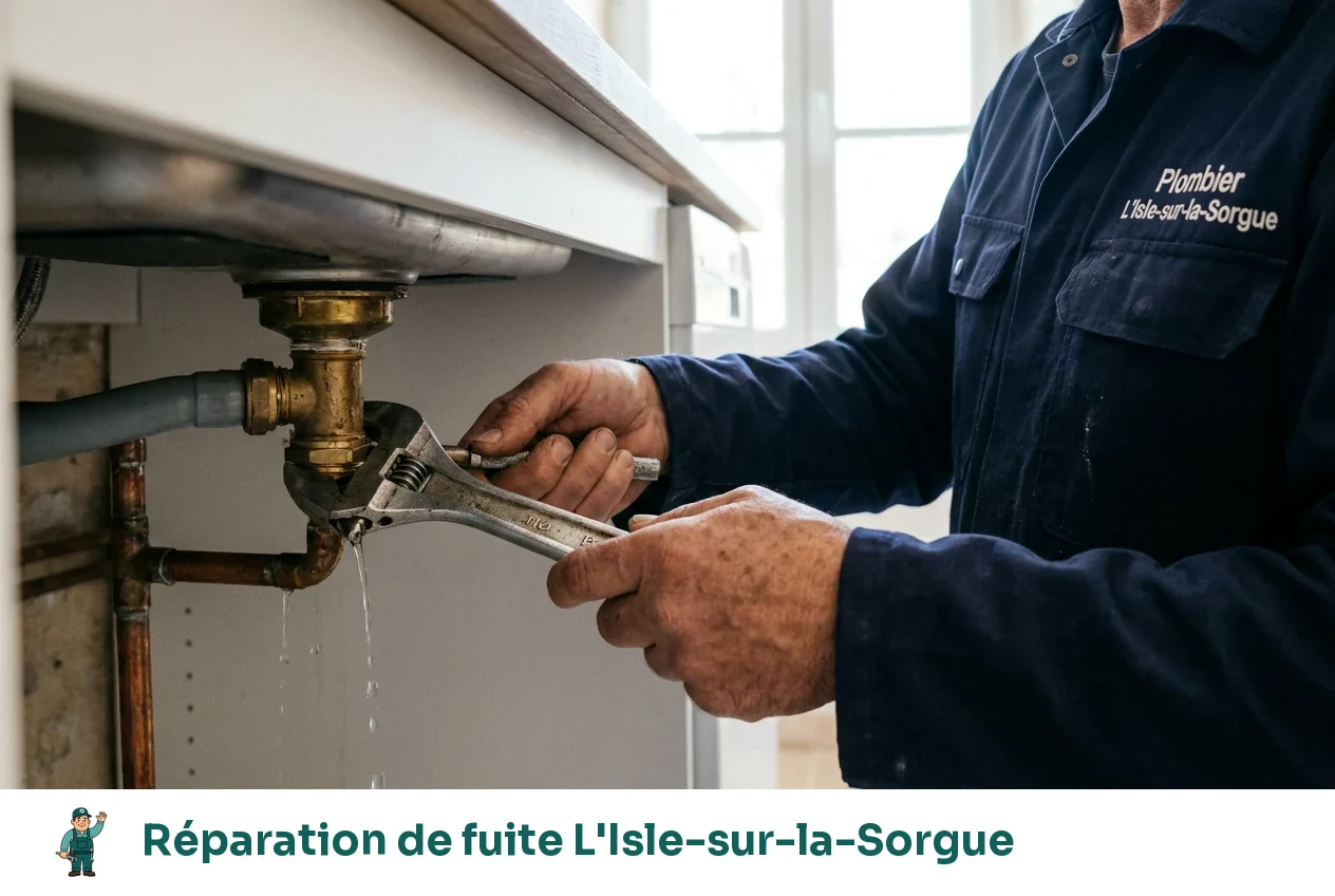 Réparation de fuite à L'Isle-sur-la-Sorgue